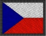 Česká vlajka - 27 mm