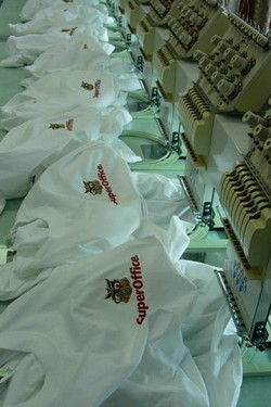 Vyšito 2 500 000 ks textilu, dodaného našimi zákazníky.
